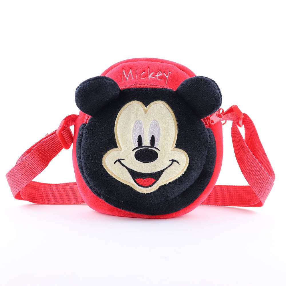 Disney - Mickey Mouse Kids 3D Soft Toys Velvet Children'S Plush Shoulder Bag Rucksack