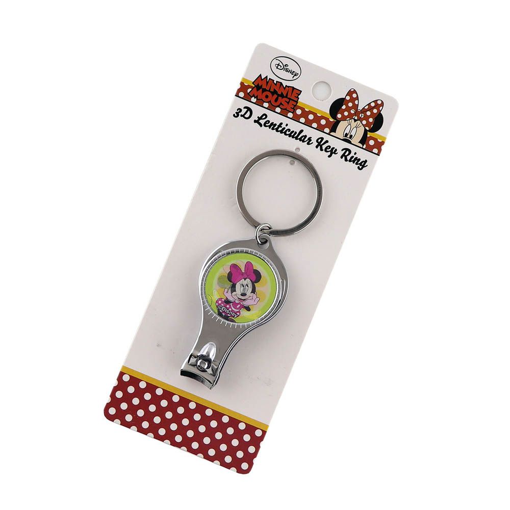 Disney - Minnie Mouse Lenticular Keychain / Nail Cutter