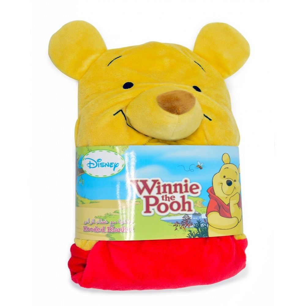 Disney Winnie The Pooh Kid s Hooded Blanket Babystore.ae