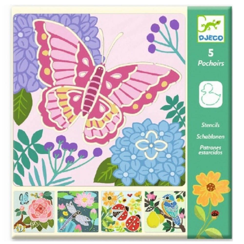 Djeco - Garden Wings Stencils