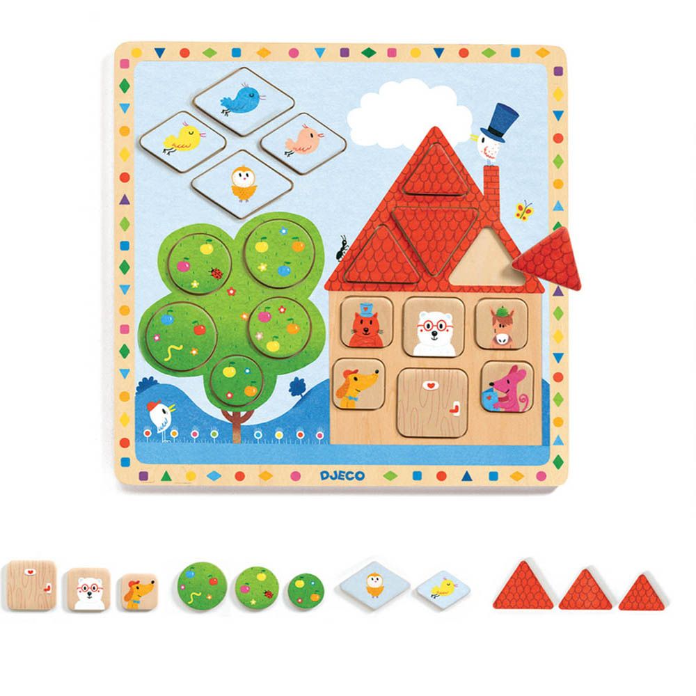 Djeco - Ludigeo Wooden Puzzle
