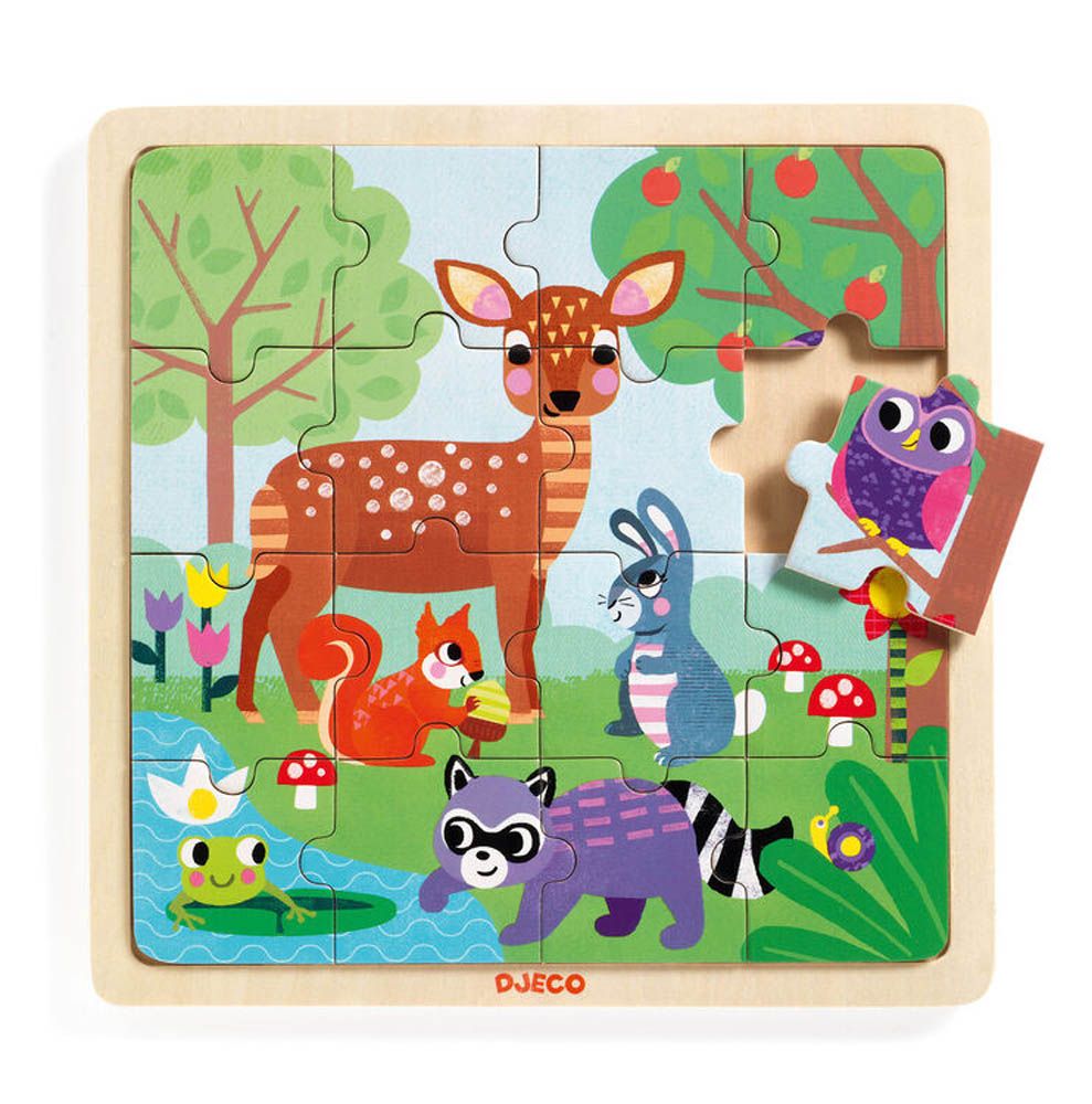 Djeco - Wooden Puzzle - Forest