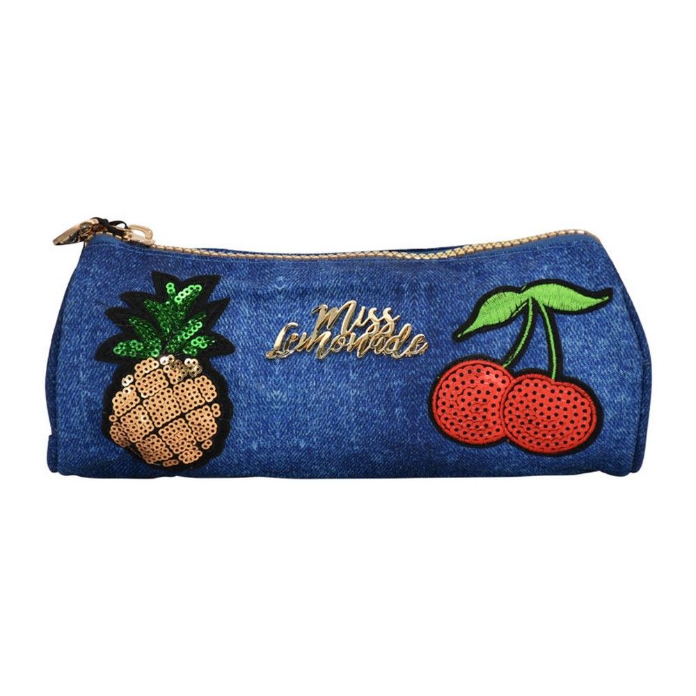 Dkt-Portugal Miss Lemonade Denim Patch Pencil Case