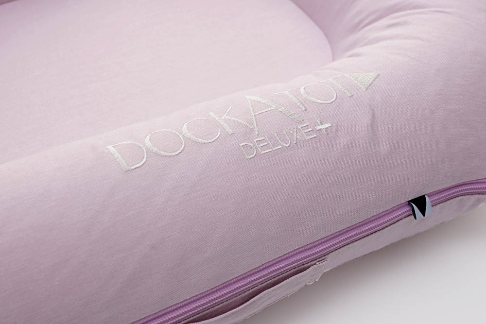 DockATot - Deluxe+ Cover - Lovely Lilac Chambray