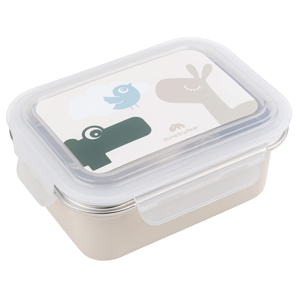 Done by Deer - Metal Lunch Box Laleecroco Sand
