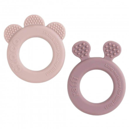 Done by Deer - Teether 2-Pack Friends Powder
