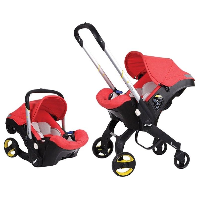 Red doona stroller online