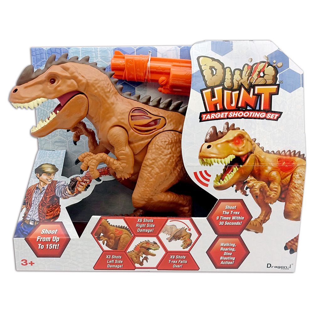 Dragon-I Toys-Dino Hunt- Target Shooting Set