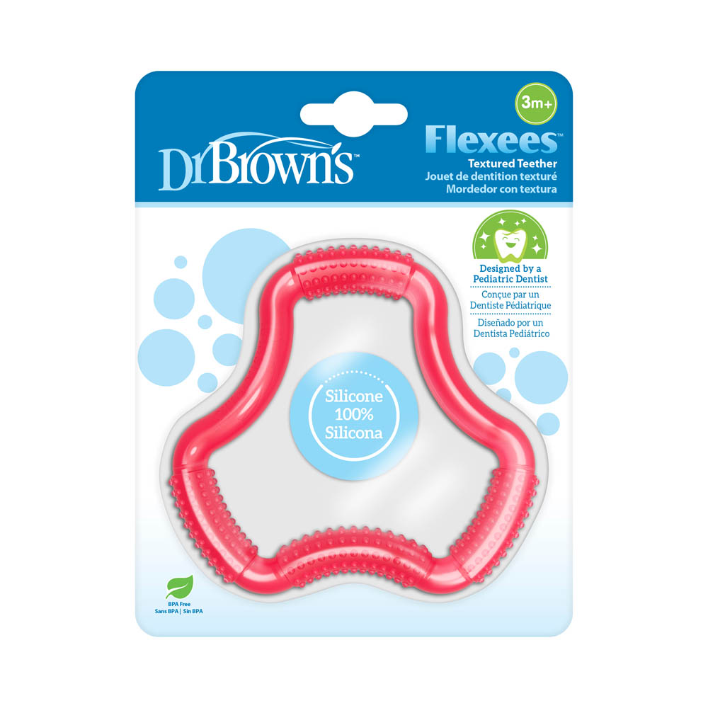 DrBrowns - A-shaped Teether \flexees\" - Pink"