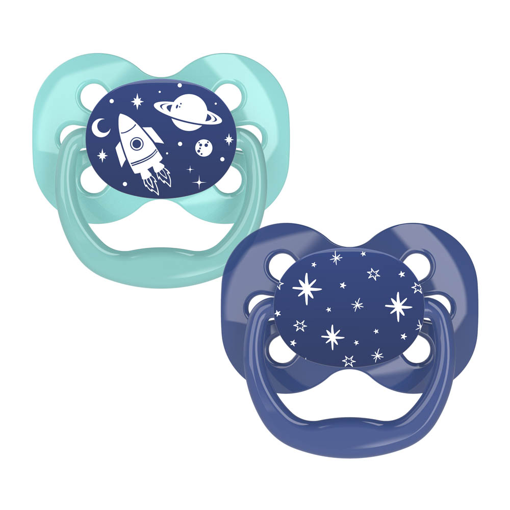 DrBrowns - Advantage Pacifier - Stage 1 - Blue - Pack of 2