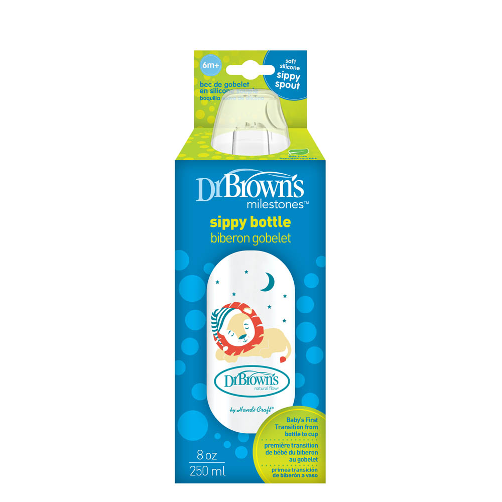 DrBrowns - PP Narrow Sippy Spout Bottle - Lion - Pack of 1