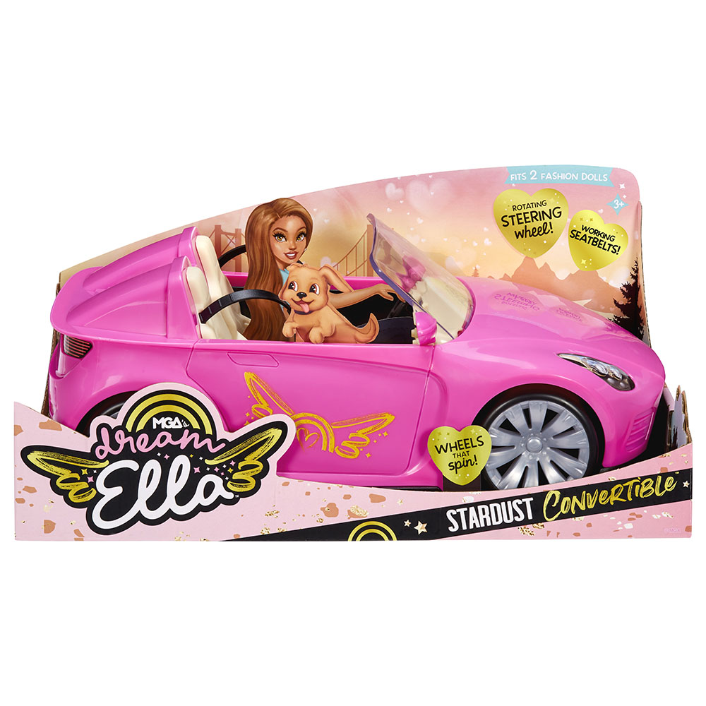 Dream Ella - 14 inch Stardust Convertible Pink Car