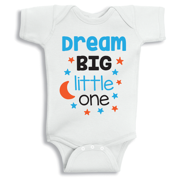 Twinkle Hands Dream big little one Baby Onesie, Bodysuit, Romper