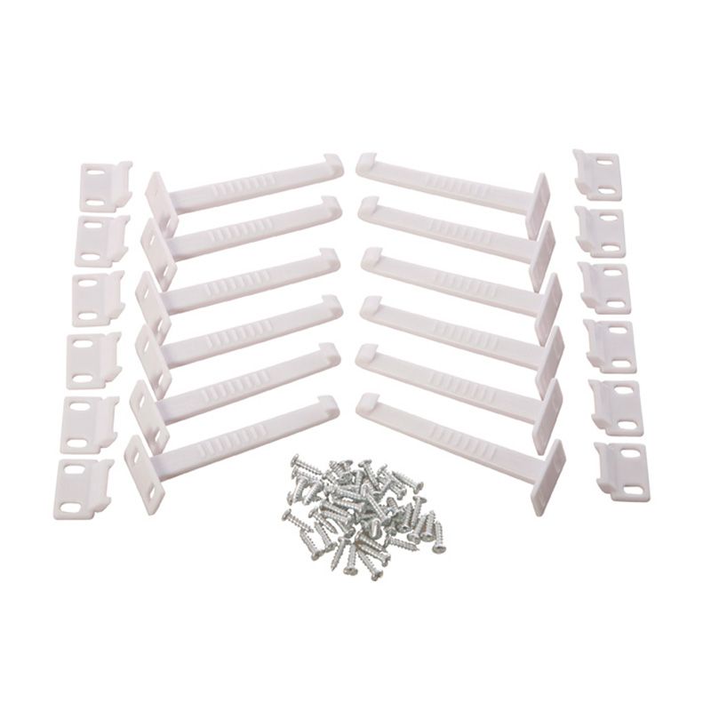 Dreambaby White Child Safety Catches - Extra Value 12pcs