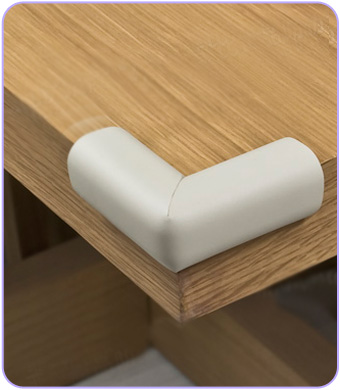 Duma Safe Corner Guard - Brown/Ivory/Grey - 75mmx75mm