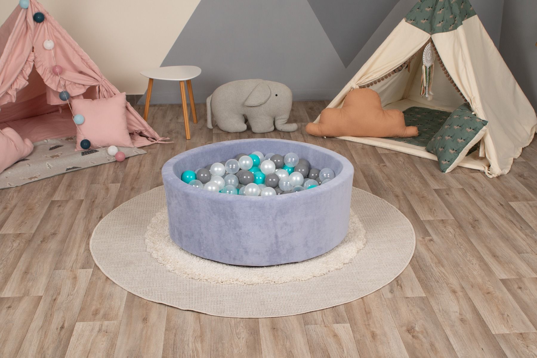Delsit - Dry Pool Chenille Velour Blue