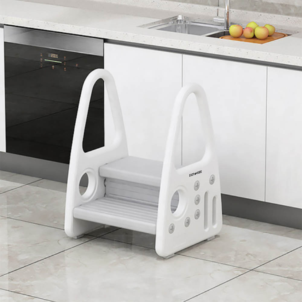 Eazy Kids - 2 Step Stool - Grey