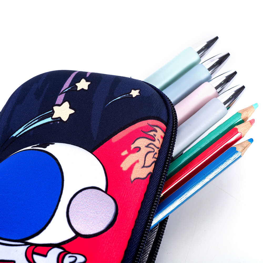 Eazy Kids - 3D Astronaut Pencil Case - blue