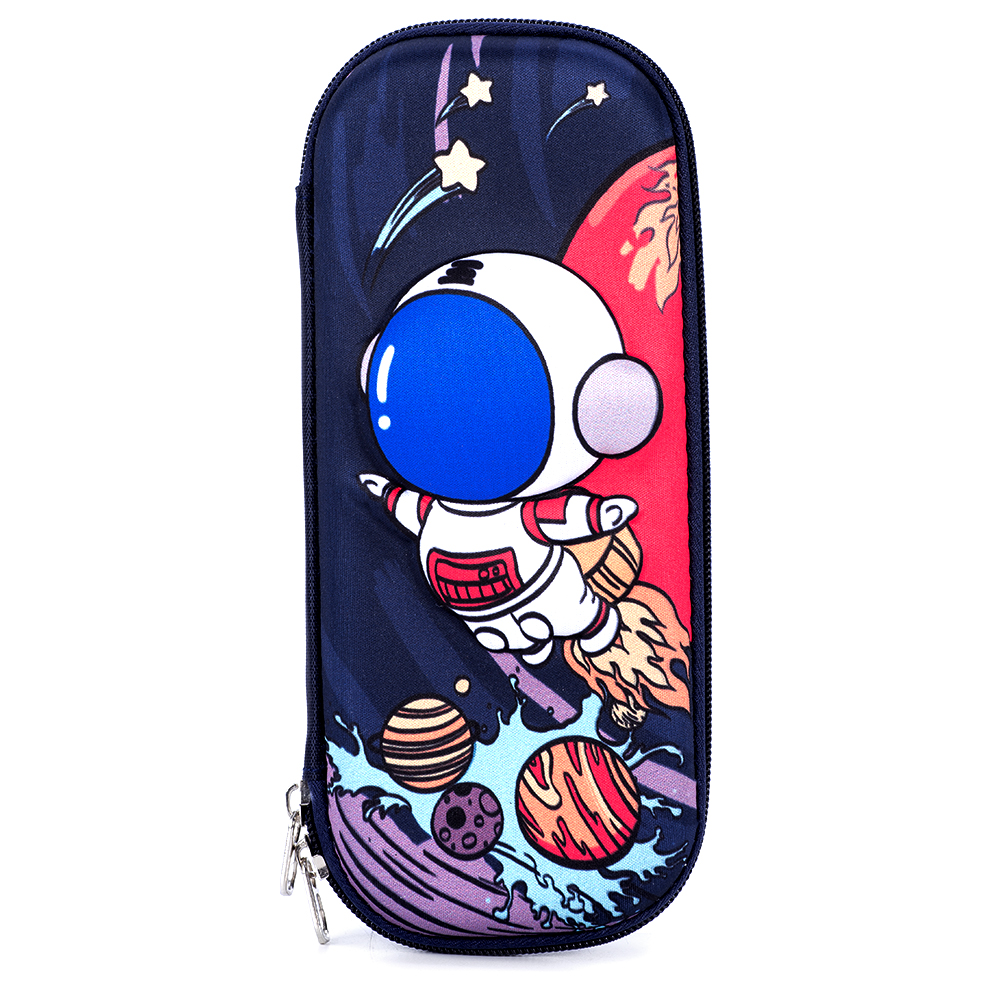Eazy Kids - 3D Astronaut Pencil Case - blue