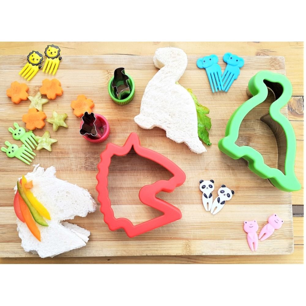 Eazy Kids - 6 & 4 Convertible Bento Lunch Box Dino