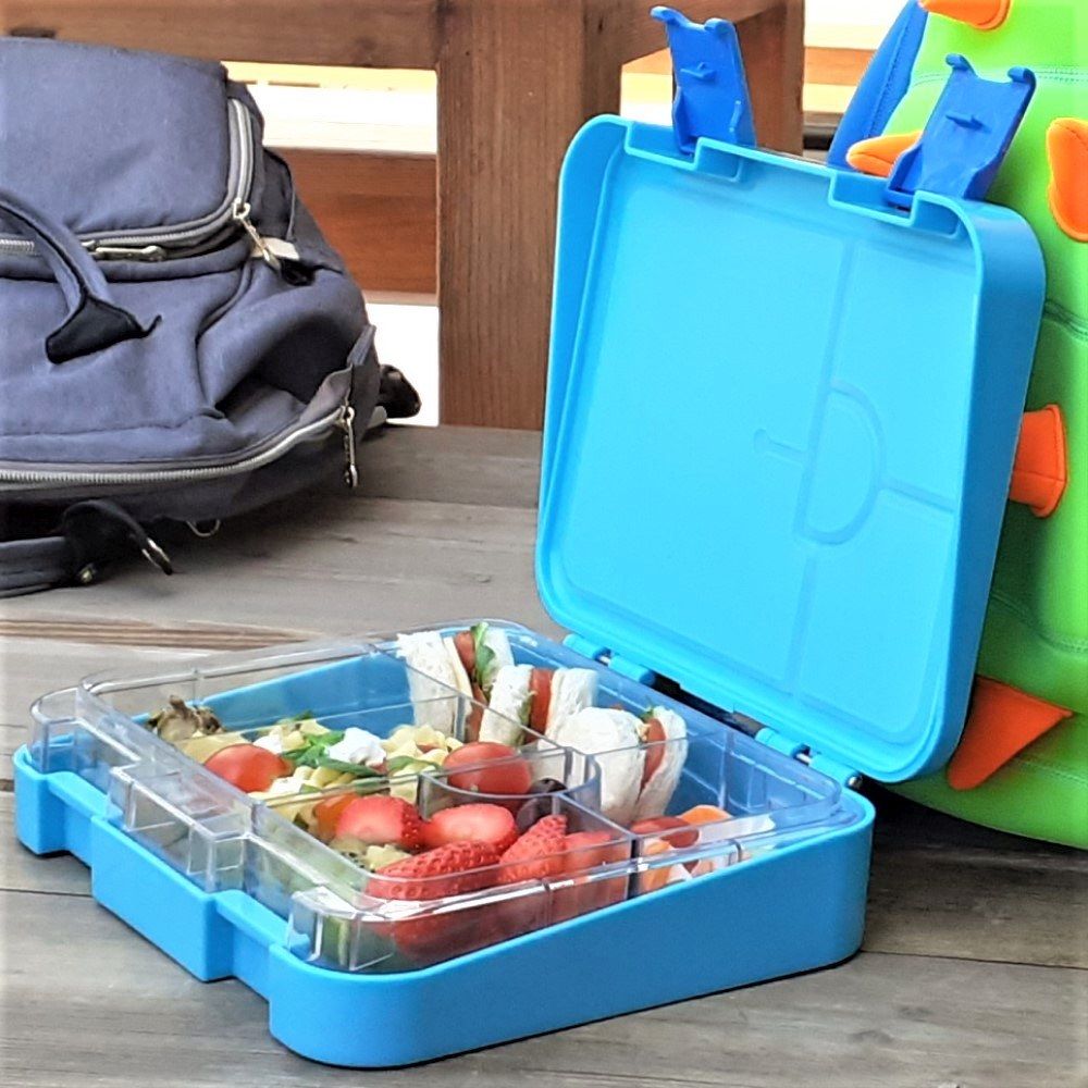Eazy Kids - 6 & 4 Convertible Bento Lunch Box Dino