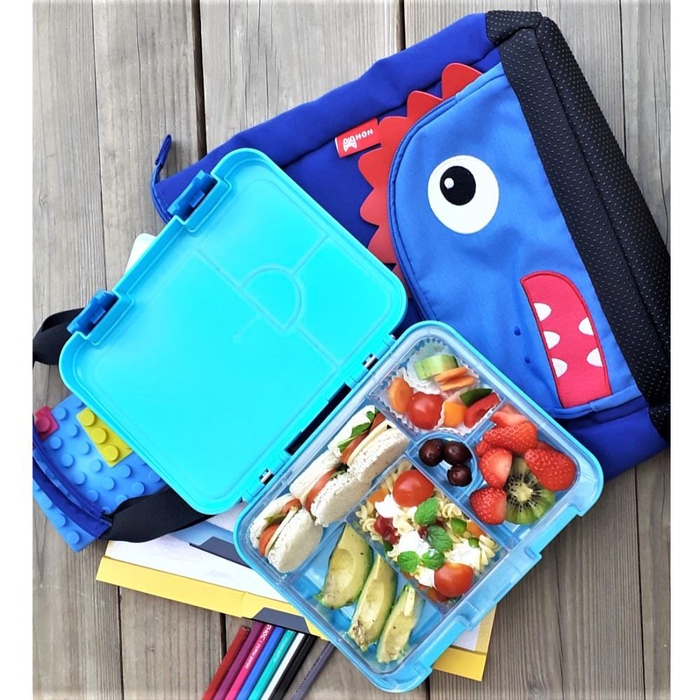 Eazy Kids - 6 & 4 Convertible Bento Lunch Box Dino