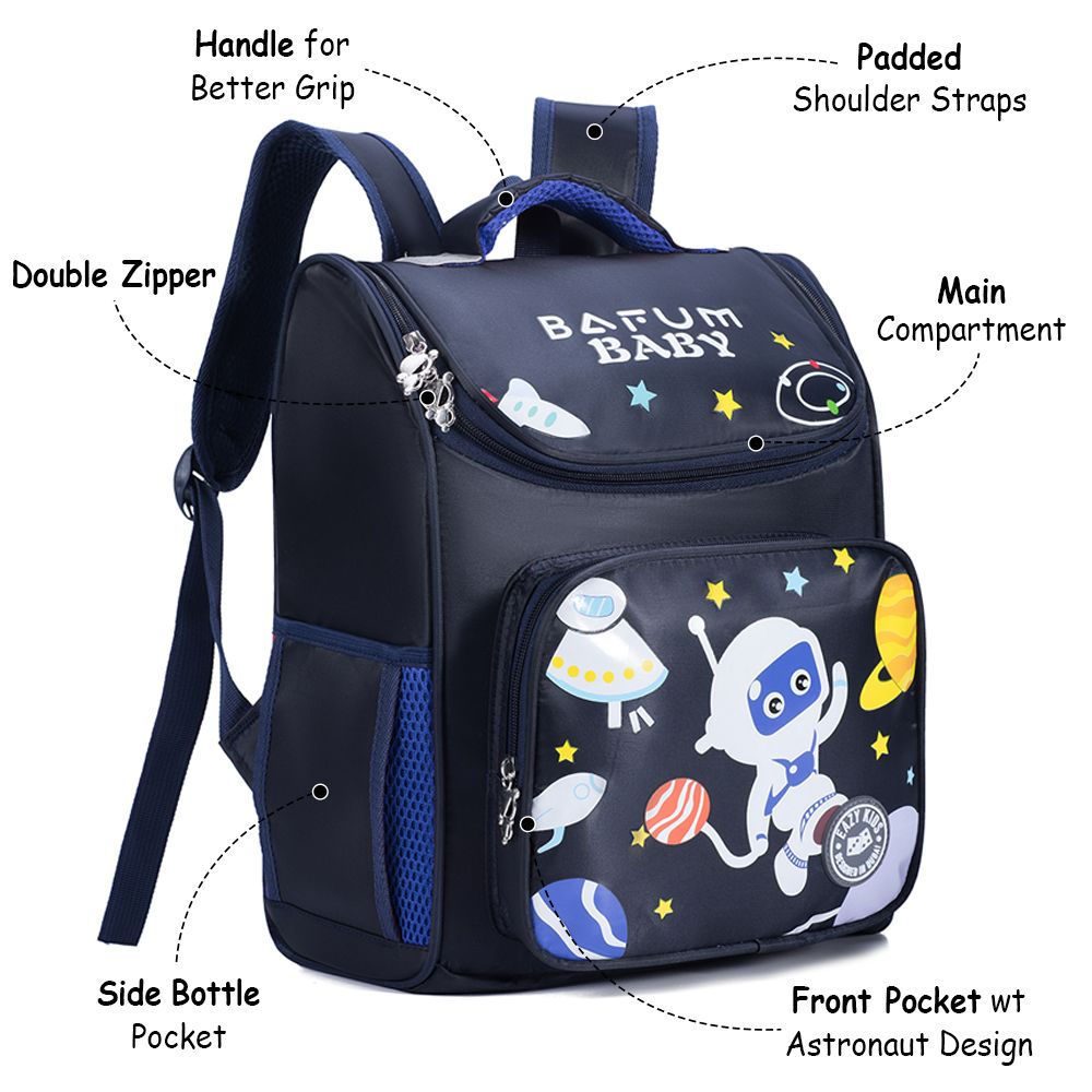 Eazy Kids - Astronaut School bag - Blue
