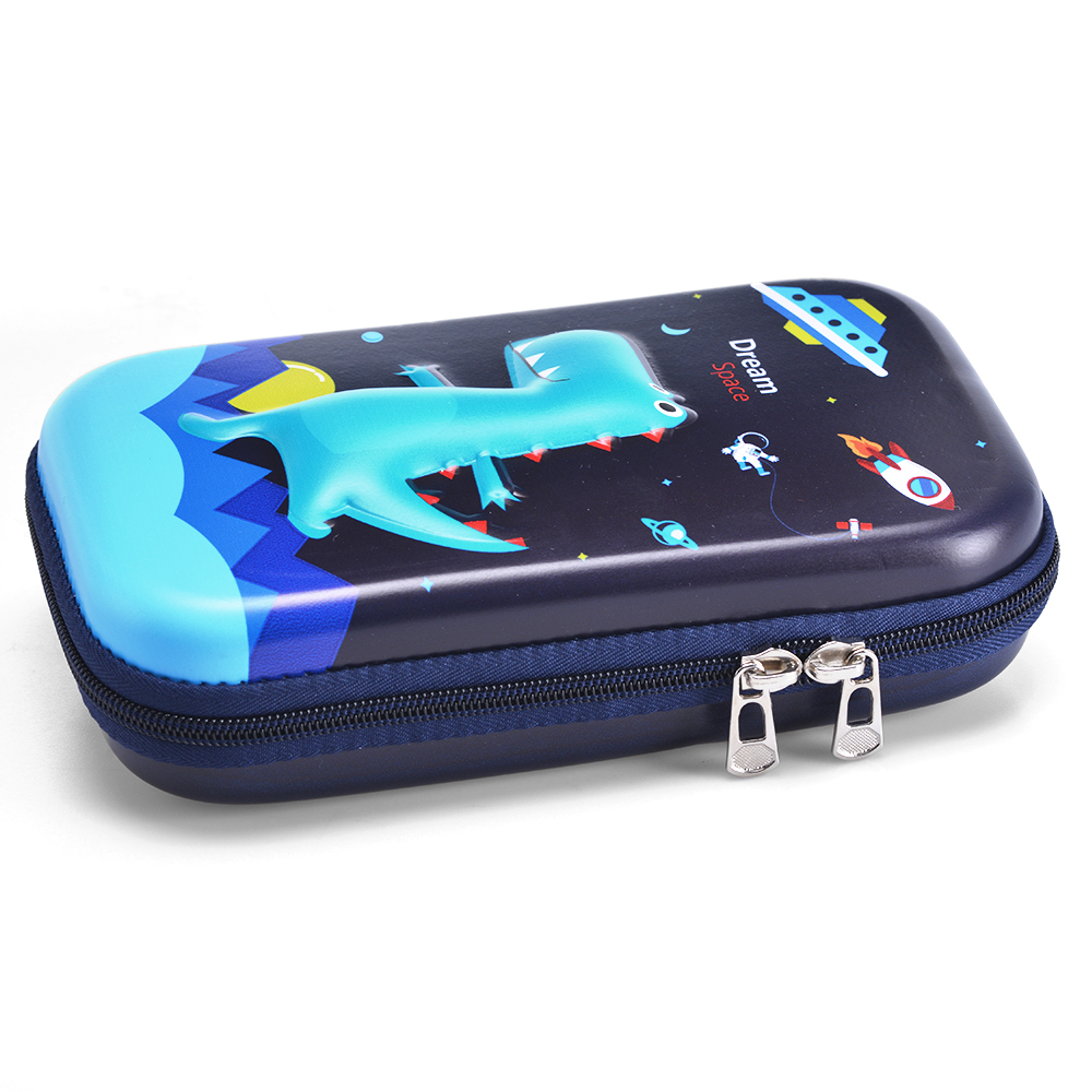 Eazy Kids - Dinosaur XL Pencil Case - Blue