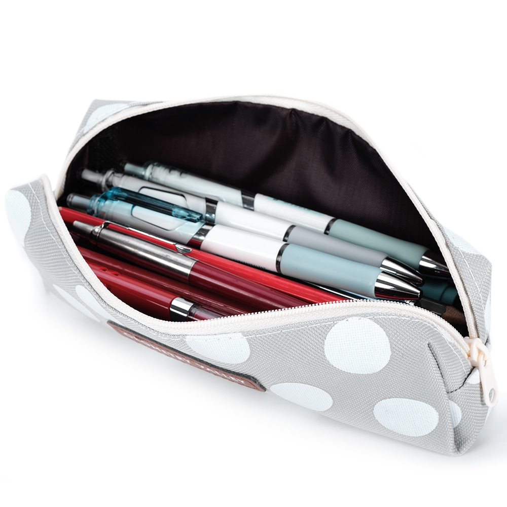 Eazy Kids - Pencil Pouch - Polka white