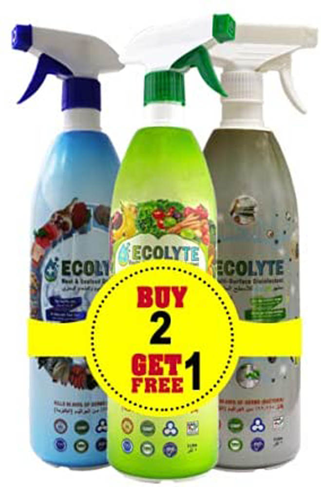 Ecolyte - All In One Bundle Disinfectant - 1Litre