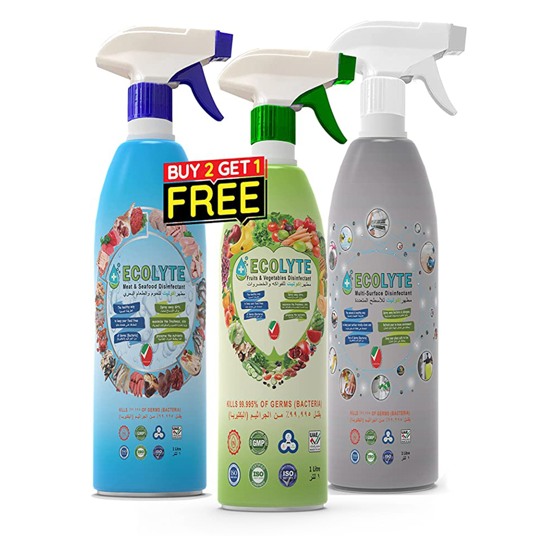Ecolyte - All In One Bundle Disinfectant - 1Litre