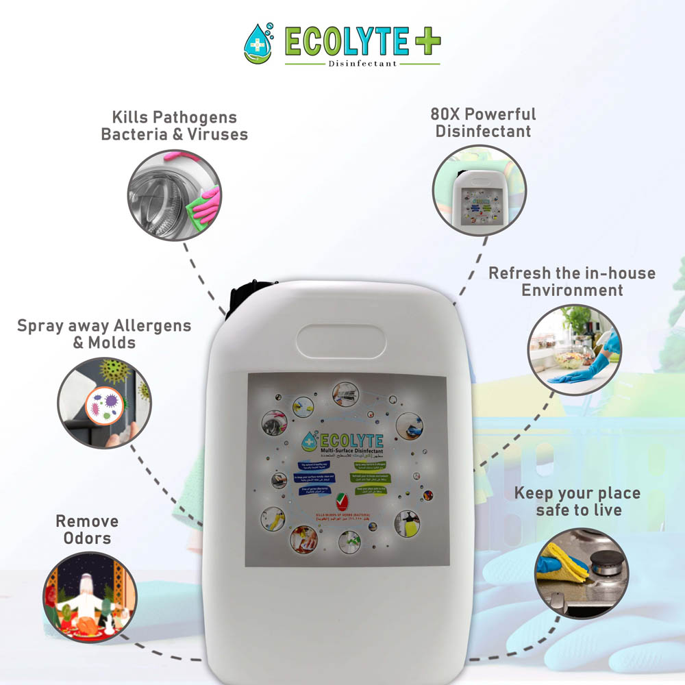 Ecolyte - All In One Bundle Disinfectant - 20 Litre