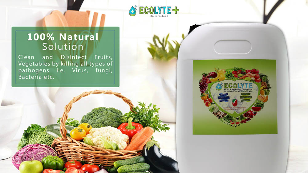 Ecolyte - Fruits & Vegetables Disinfectant 100% Natural - 20 Litre