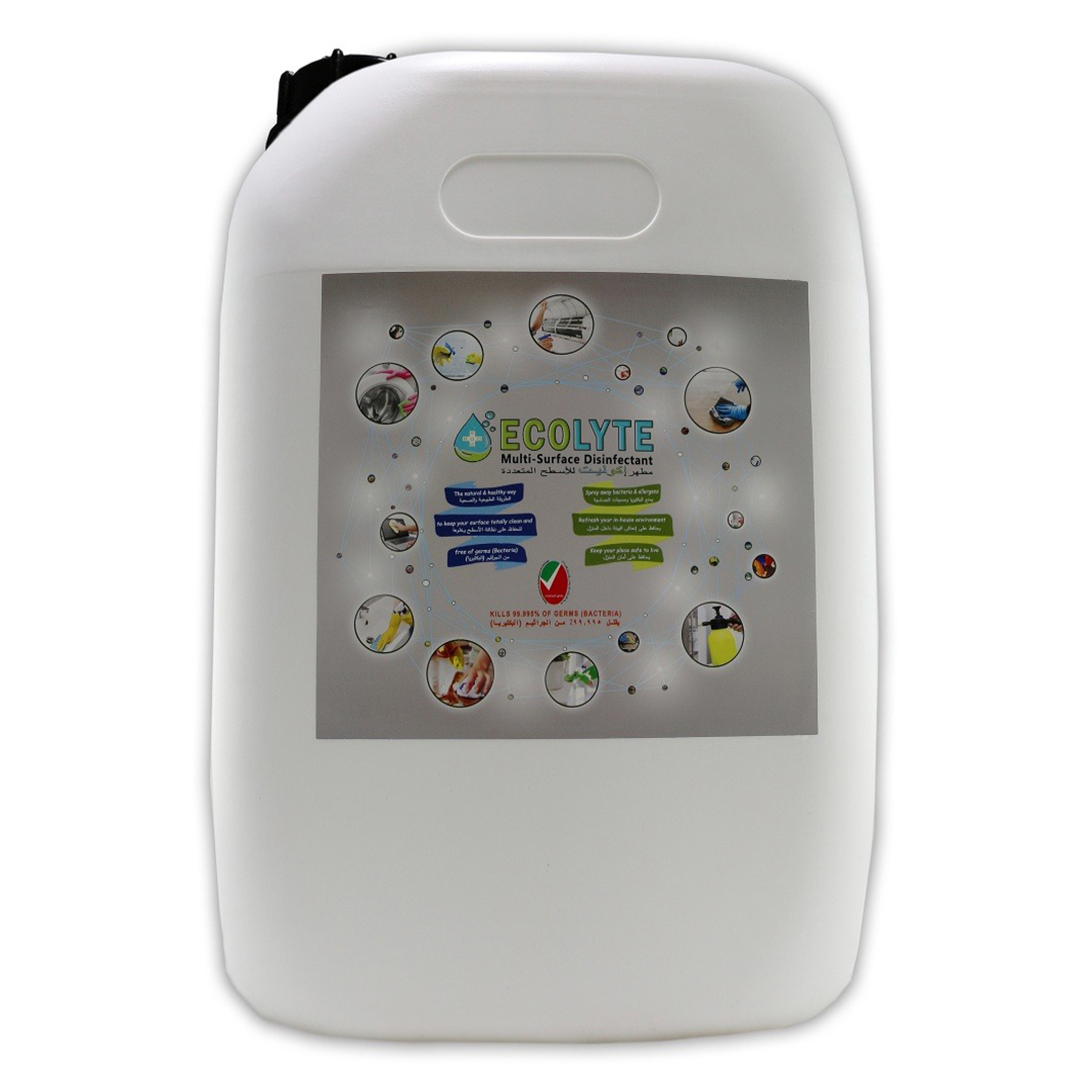 Ecolyte - Multi-Surface Disinfectant 100% Natural - 20 Litre