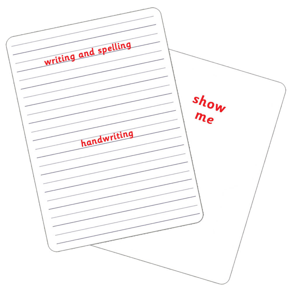 Eduk8 Worldwide - Pupils Literacy Boards A4 - Pack of 30