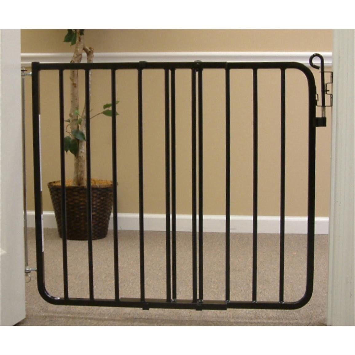 Cardinal Gates Black Child Safety Auto Lock Gate 