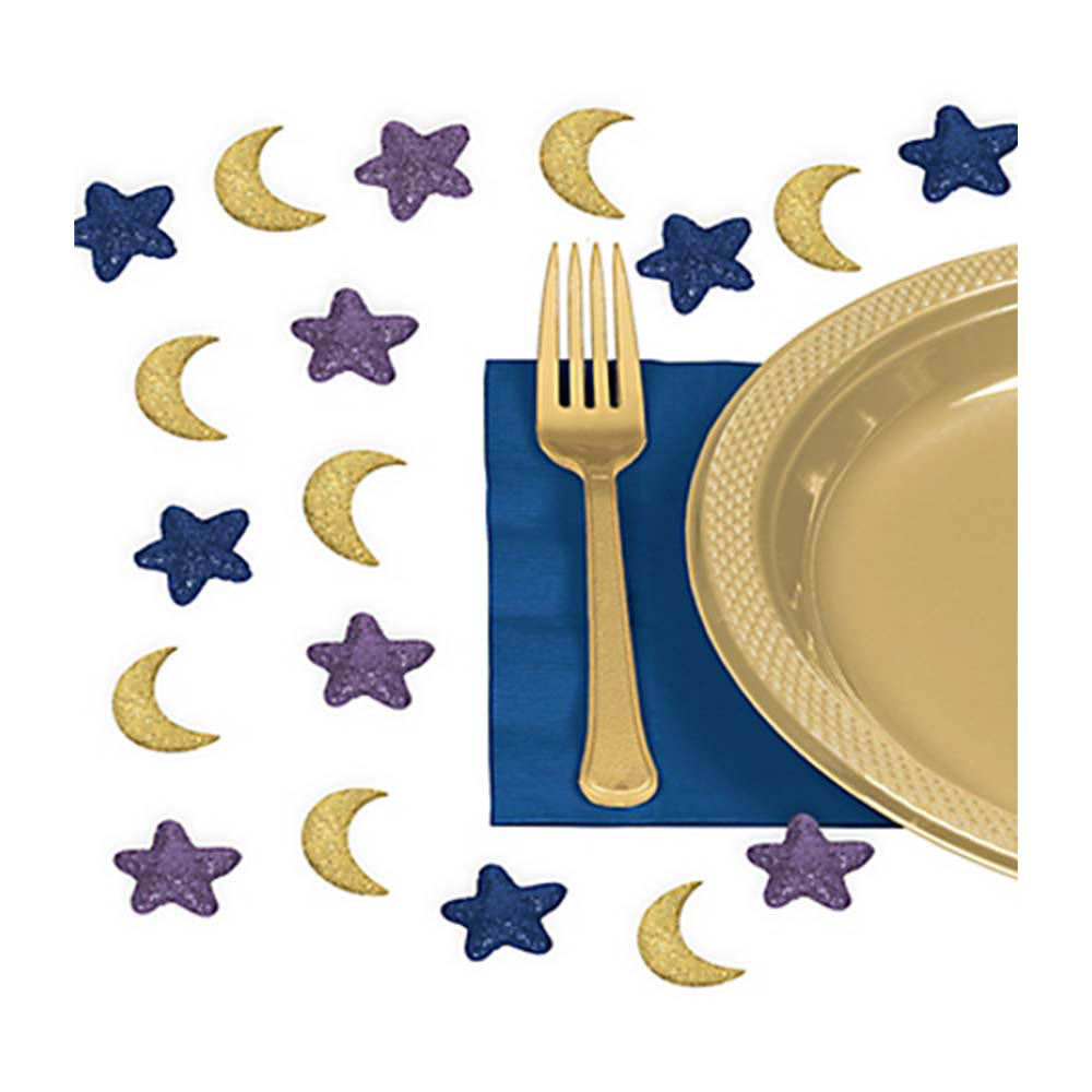 Amscan - Eid Celebration Star Scatters - Glitter Foam 