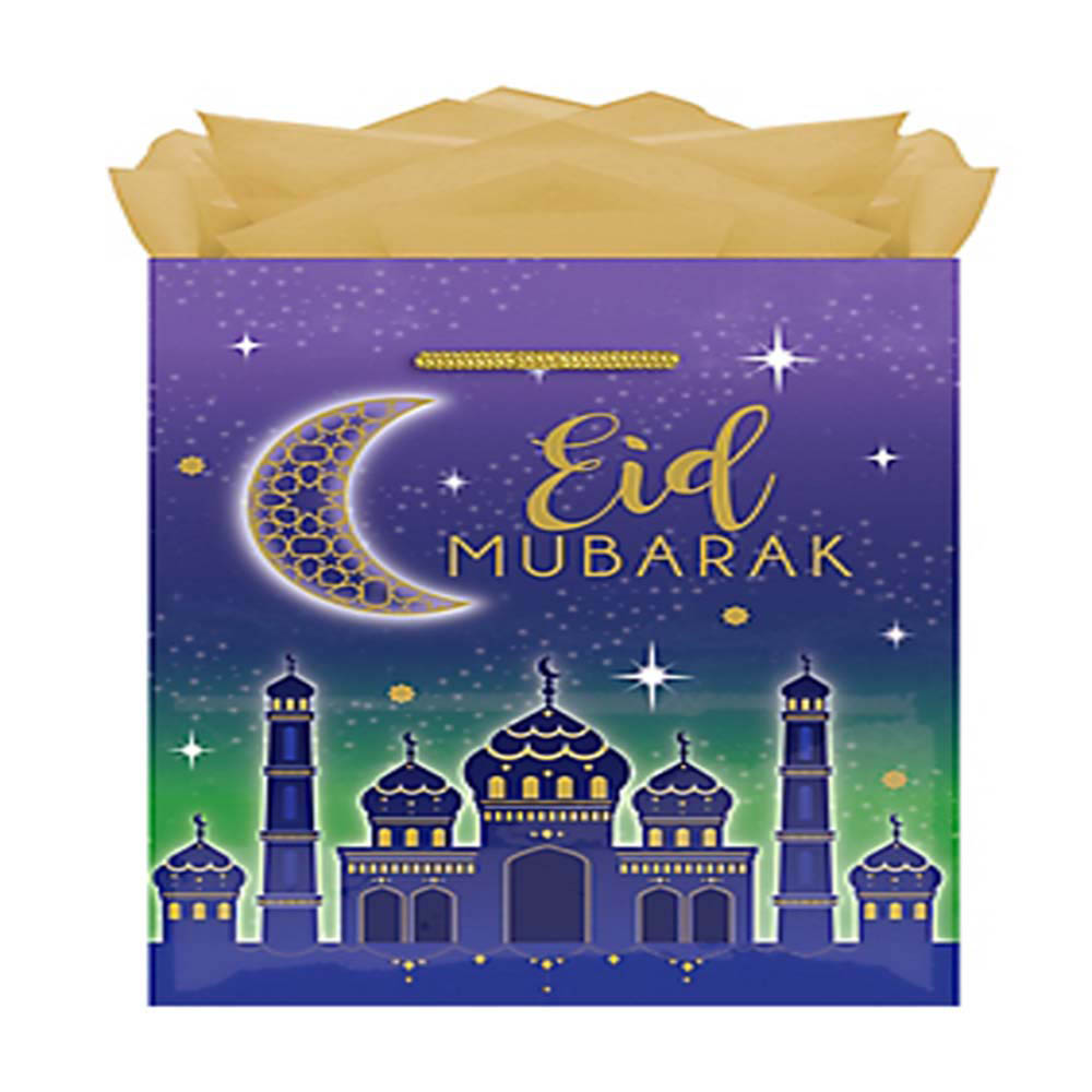Amscan - Eid Mubarak Large Glossy Bag 