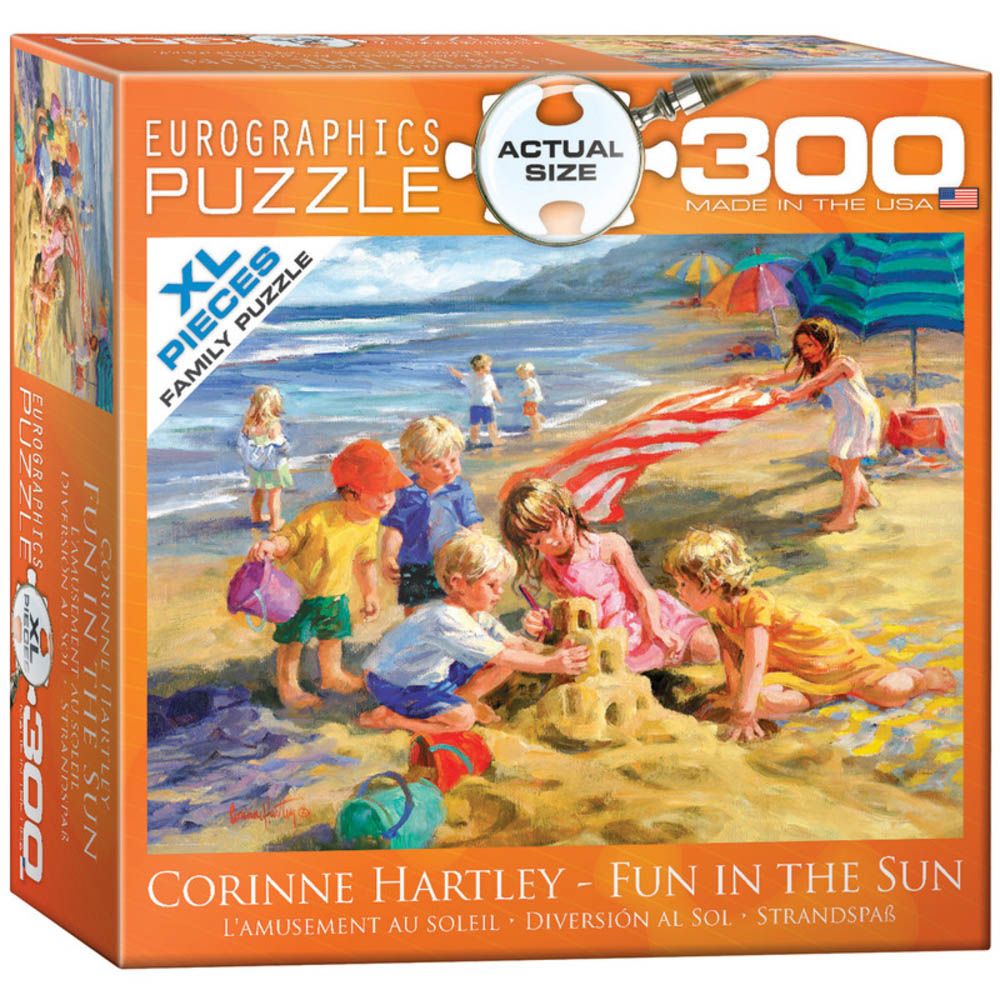 EuroGraphics Fun In The Sun By Corinne Hart 300 Pieces Puzzle