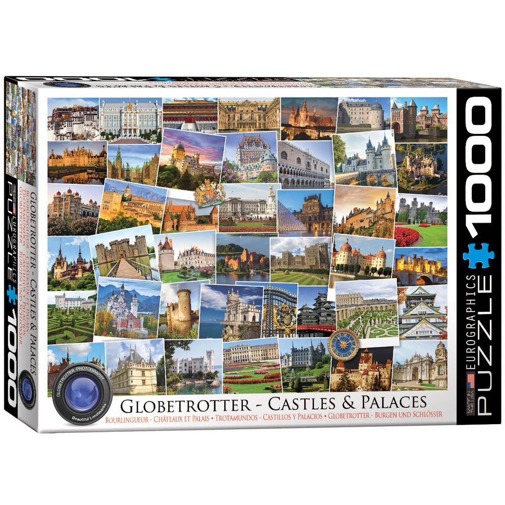 Eurographics - Castles & Palaces - Globetrotter 1000 Pieces Puzzle