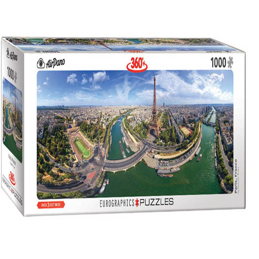 Eurographics - Paris France- 1000 Pcs Panoramic Puzzle