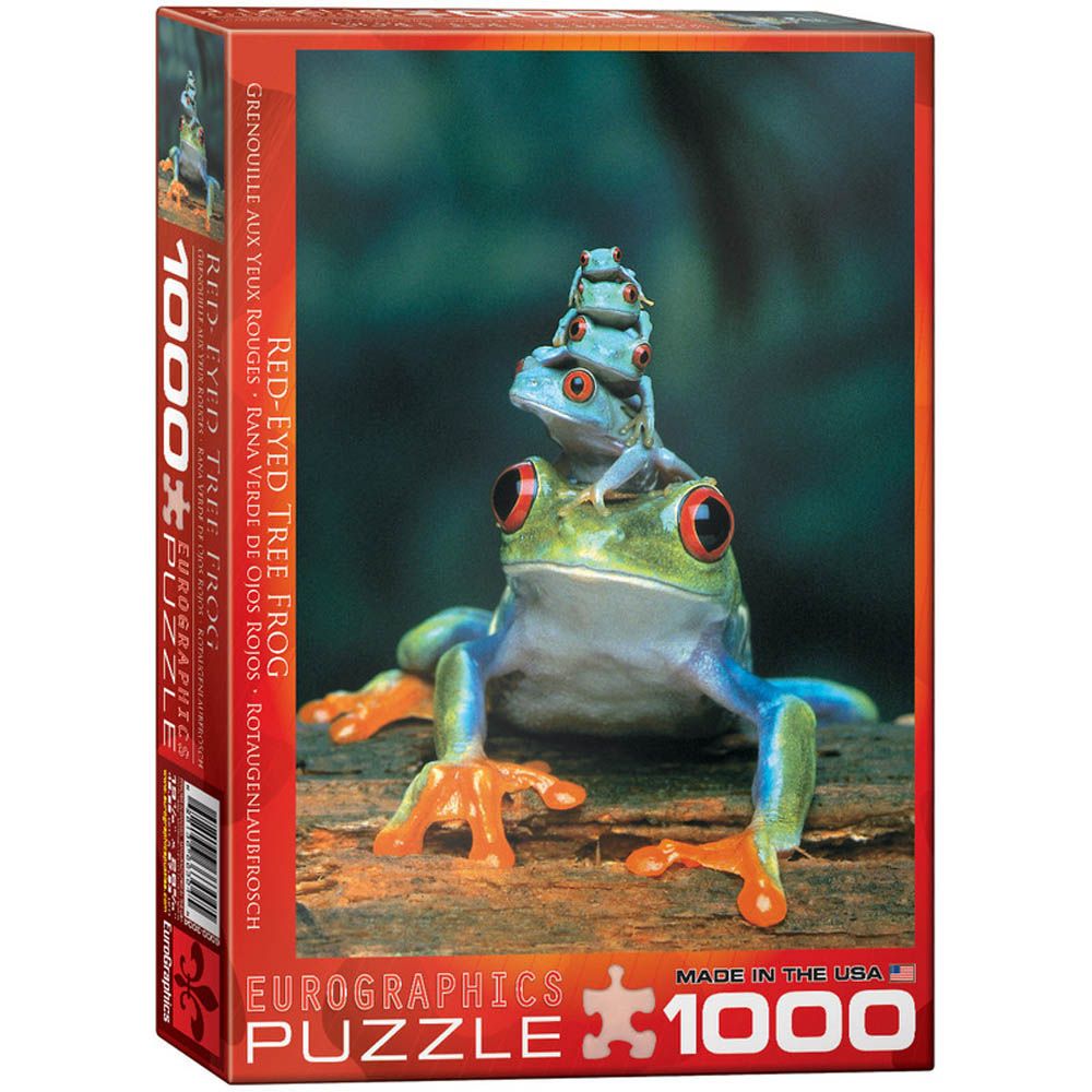 Eurographics - Red Eyed Tree Frog - 1000 Pcs Puzzle
