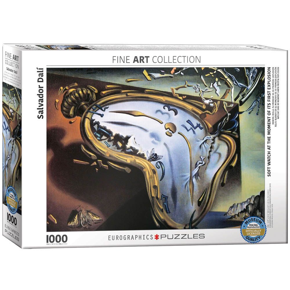 Eurographics - Soft Watch At Moment Of First Explosion By Salvador Dali 1000 Pieces Puzzle