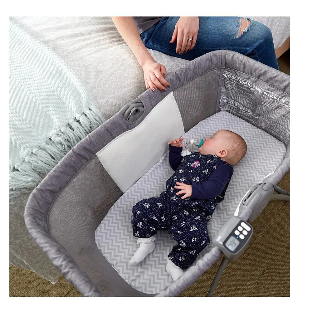 Evenflo Loft Portable Bassinet Chevron Melange Babystore.ae