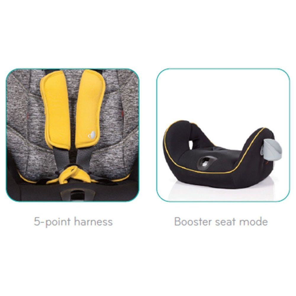 Evenflo Black Granite Theron Booster Car Seat 3 In 1 Babystore.ae