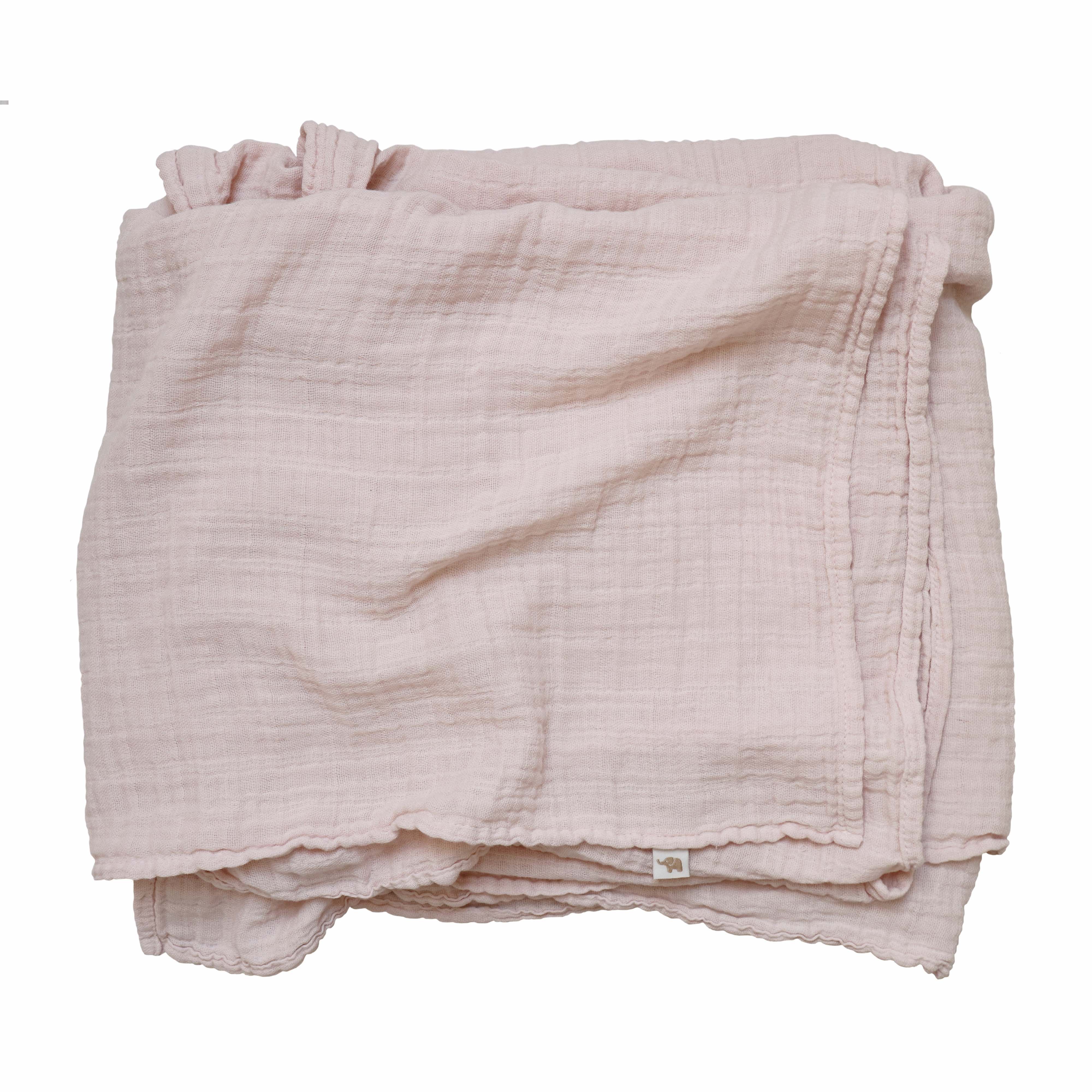 Nooshi Blanket Blush Organic Cotton, Petit Stellou