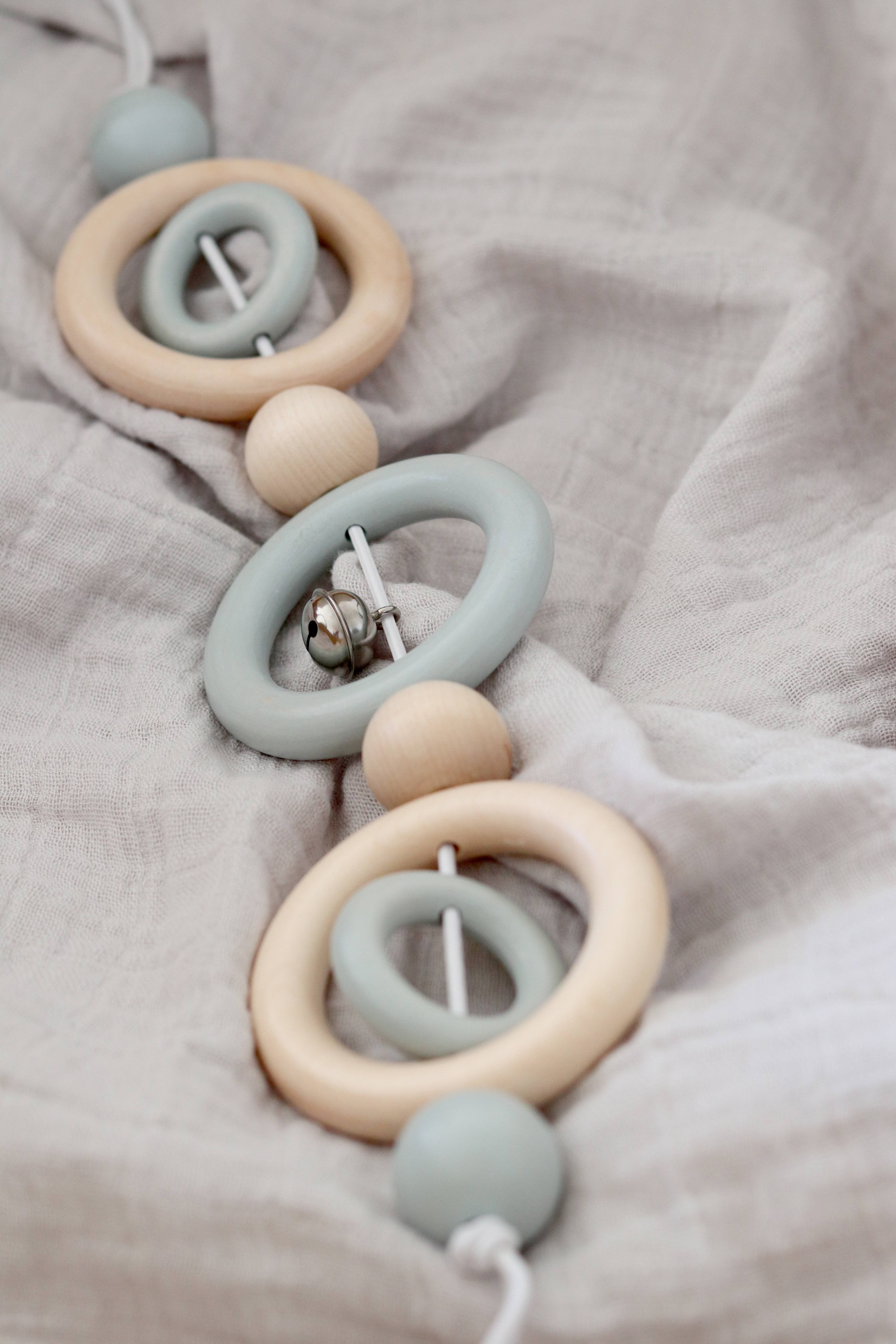 Stroller Chain Elephant - Eco Wood, Petit Stellou