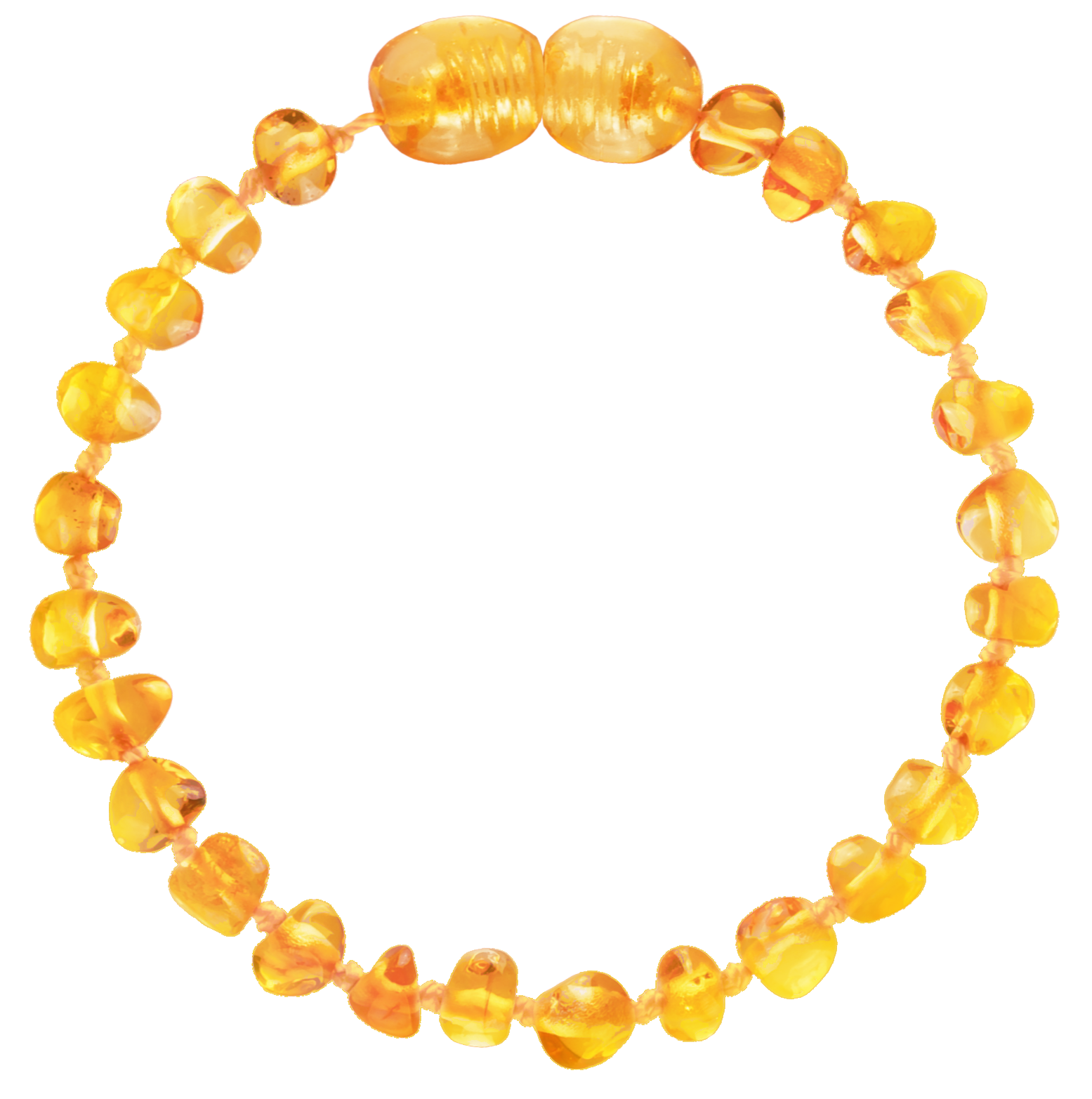 Made By Nature - Premium Amber Baby Teething Bracelet Honey