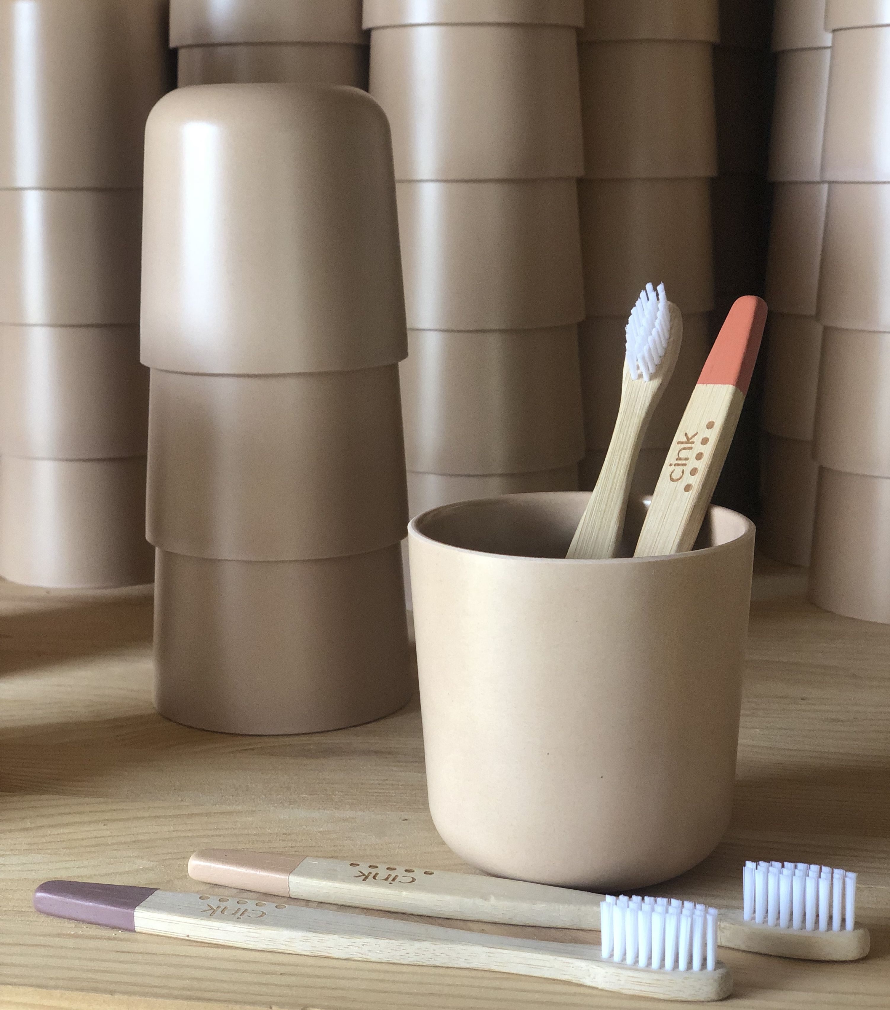 Cink - Kids Bamboo Toothbrushes - Pack of 5