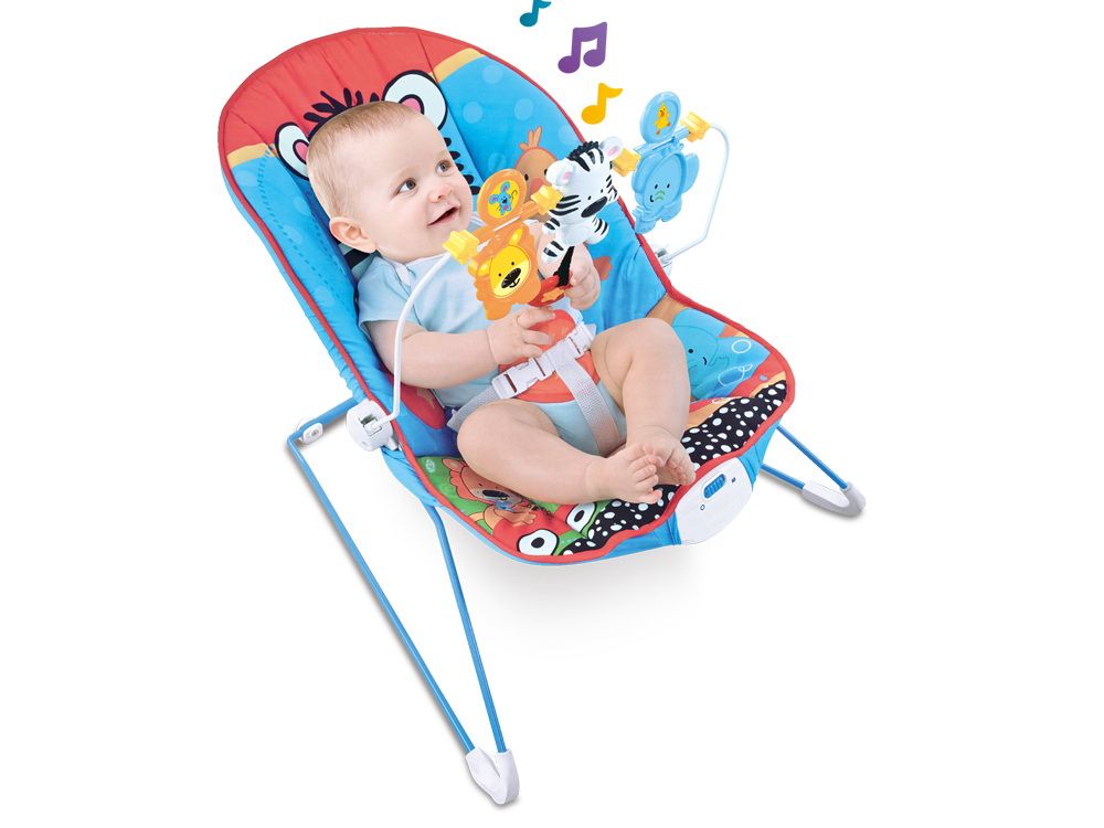 Musical baby bouncer chair top